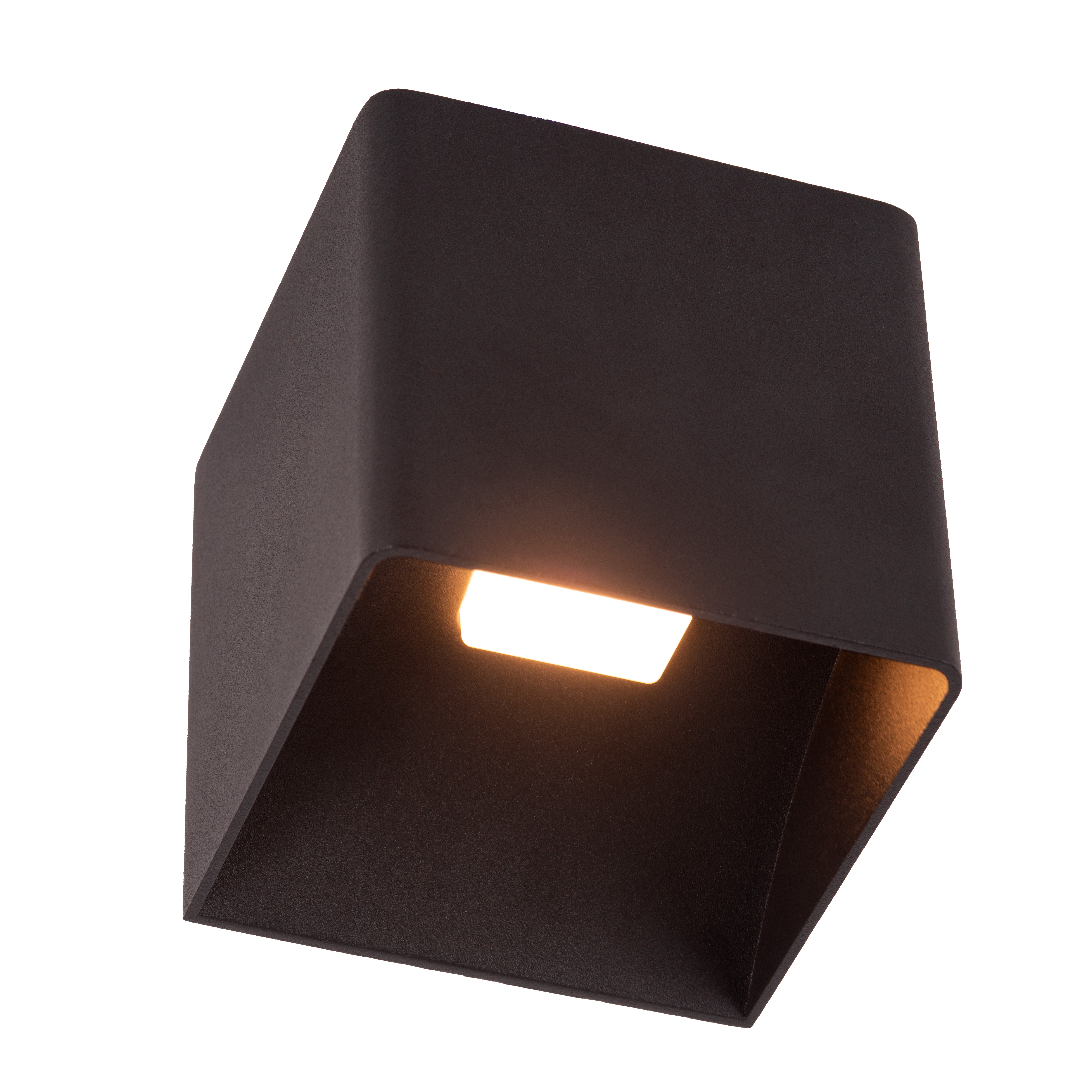 Lucide VERTIGO Rechargeable Wall light Indoor Outdoor Battery pack LED Dim. 1x6W 2700K IP54 Motion Sensor Magnetic Black